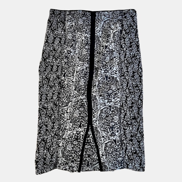Anthropologie Beguile Pencil laser cut Skirt by Byron Lars Size 0 NWT - Picture 4 of 14